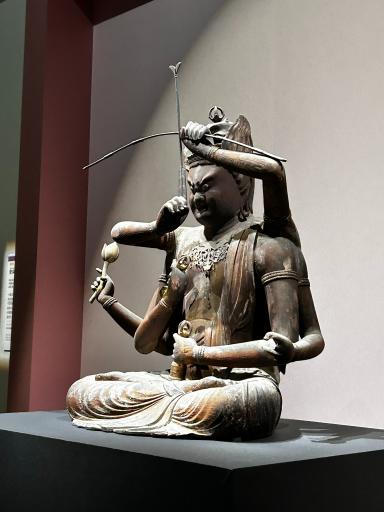 重要文化財 愛染明王坐像(特別展「空海と真言の名宝」)
